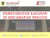 Persyaratan Pelayanan di Kecamatan Trucuk