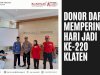 Donor Darah Dalam Rangka Hari Jadi ke-220 Kab Klaten