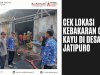Cek Lokasi Kebakaran Oven Kayu di Desa Jatipuro