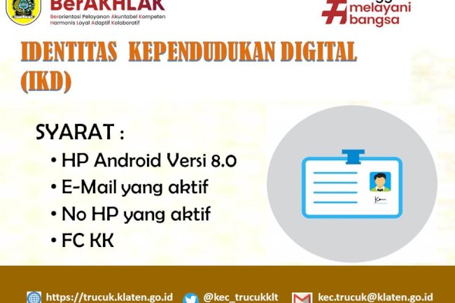 Identitas Kependudukan Digital Kecamatan Trucuk