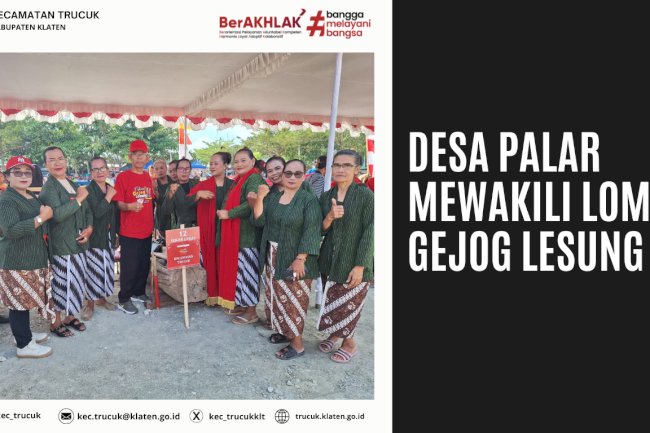Desa Palar Mewakili Lomba Gejog Lesung