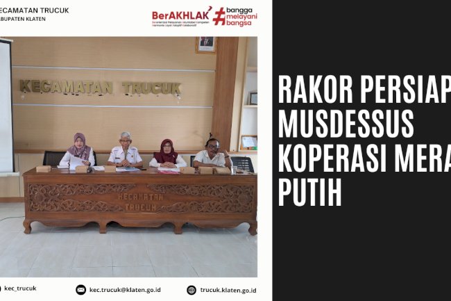Rapat Koordinasi Persiapan Musdessus Koperasi Merah Putih