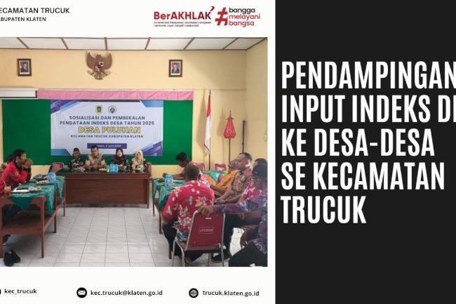 Pendampingan Input Aplikasi Indeks Desa