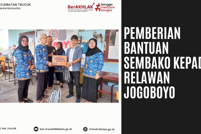 Pemberian Bantuan Sembako 
