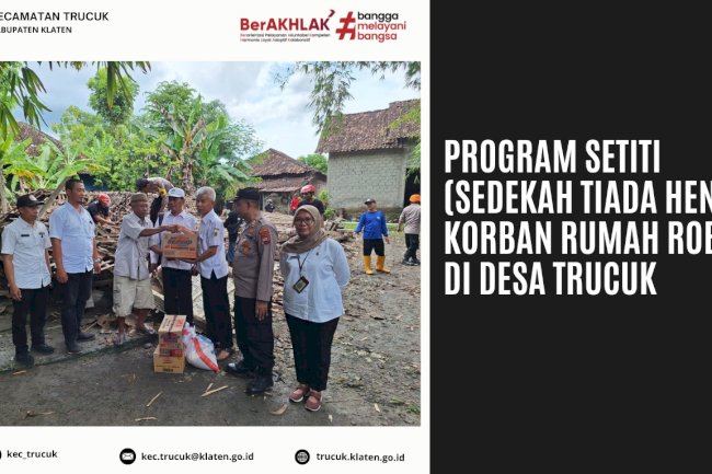 Program SETITI Kecamatan Trucuk di Desa Trucuk