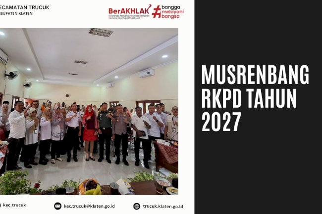 Musrenbang RKPD Tahun 2027