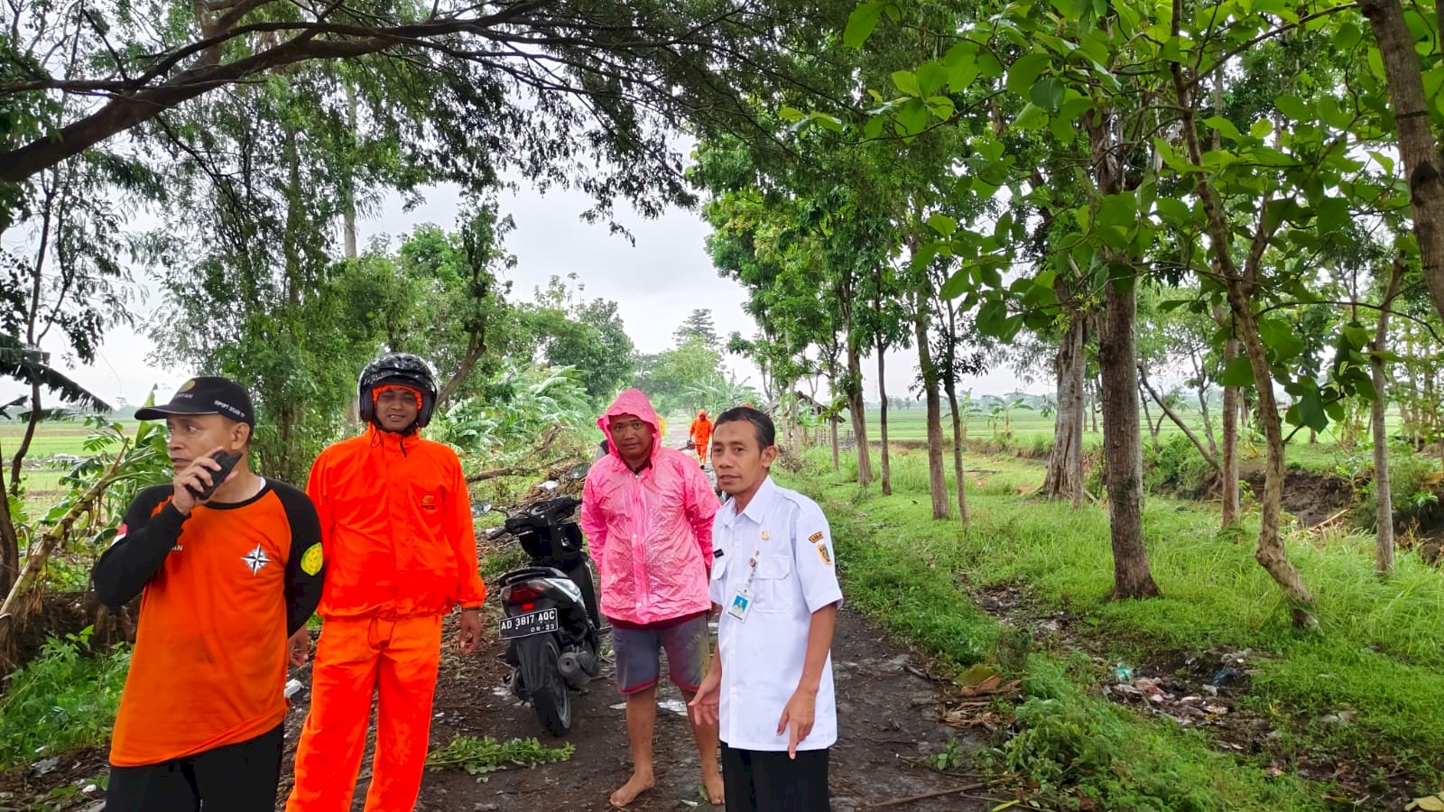 Pemantauan Kejadian Cuaca Ekstrem Hujan disertai Angin Kencang