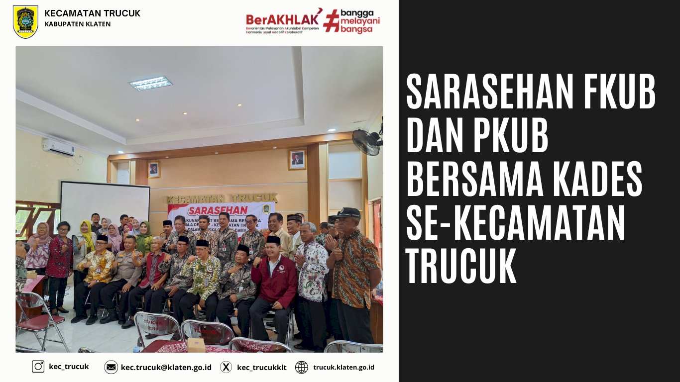 Sarasehan Kerukunan Umat Beragama Dalam Pilkada Damai