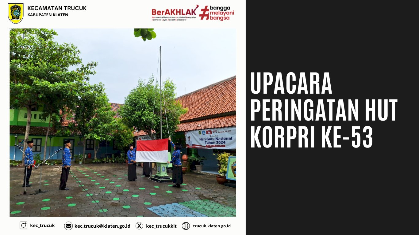 Upacara Peringatan HUT KORPRI ke 53