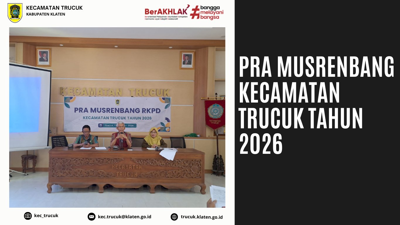 Pra Musrenbang Kecamatan Trucuk Tahun 2026