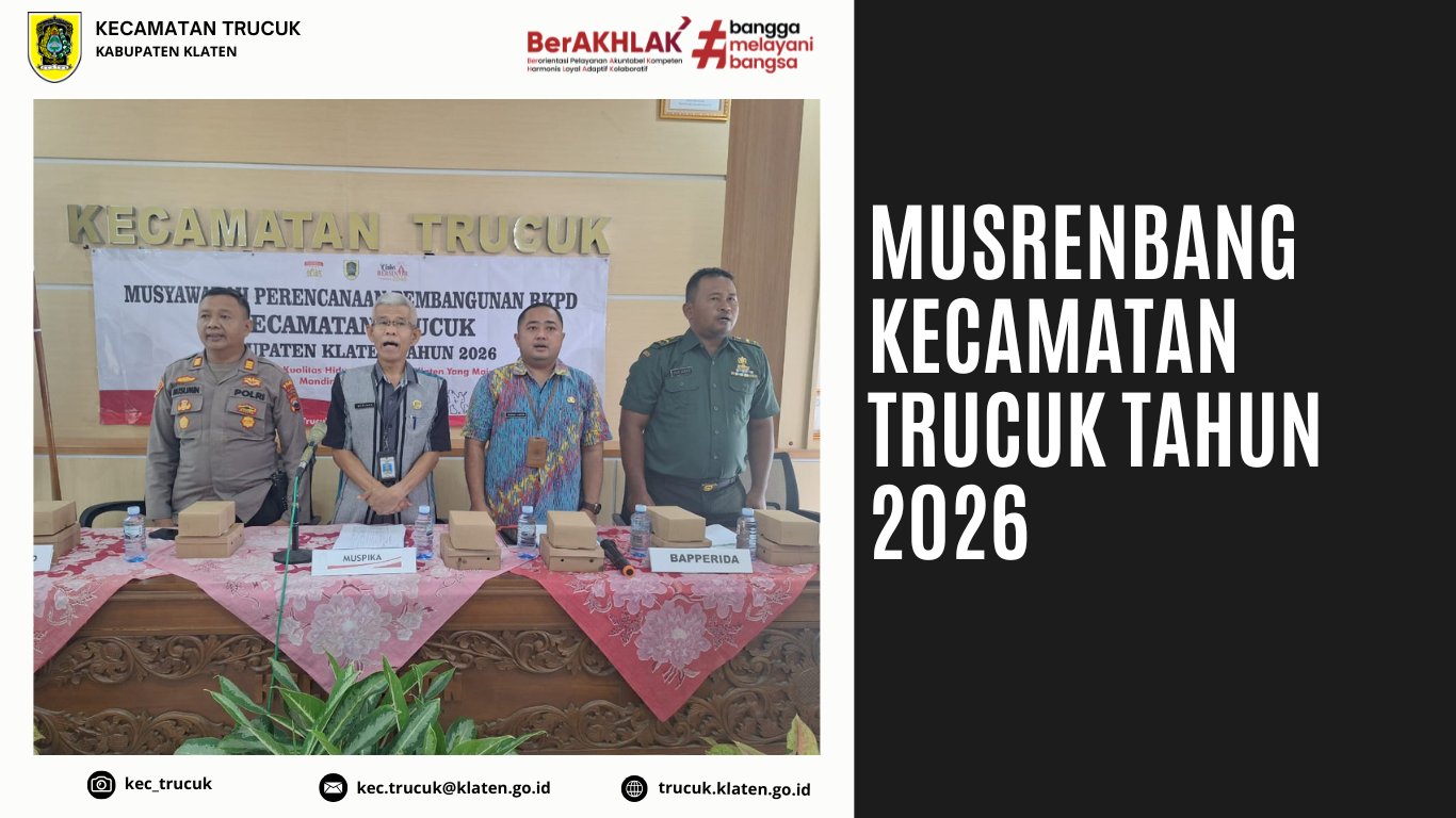 Musrenbangcam Tahun 2026 Kecamatan Trucuk