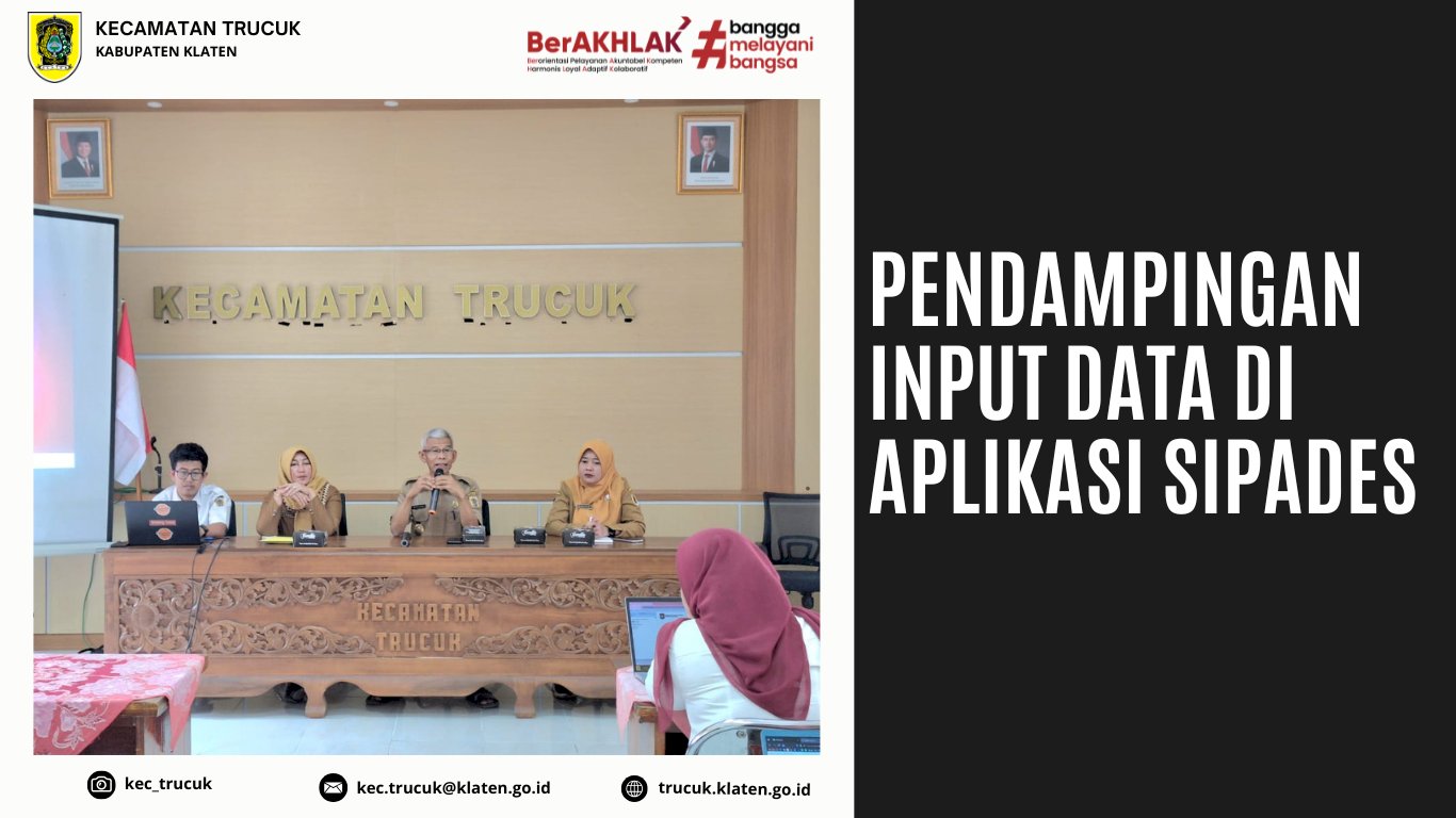 Pendampingan Input Data Aplikasi SIPADES