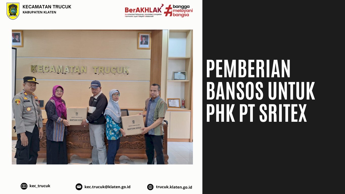 Bantuan Sosial untuk Karyawan PHK PT. SRITEX