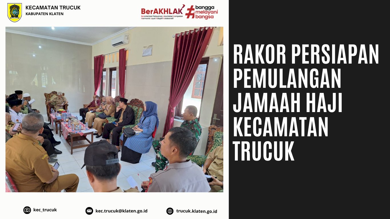 Rapat Koordinasi Persiapan Pemulangan Jamaah Haji 