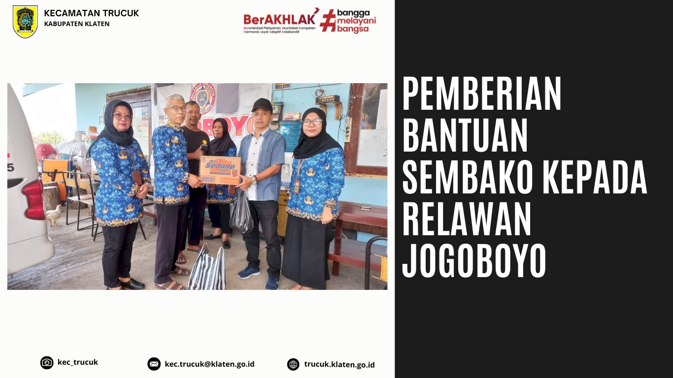 Pemberian Bantuan Sembako 