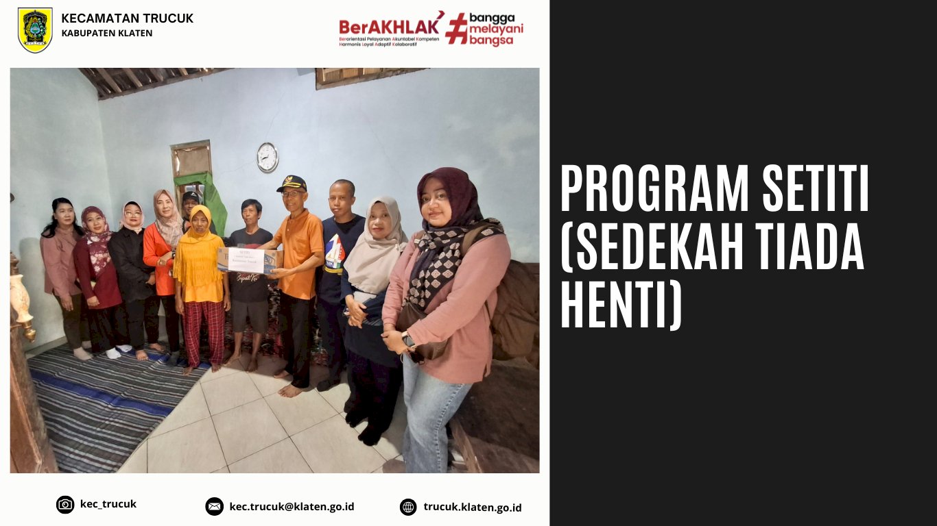 Program Sedekah Tiada Henti "SETITI"