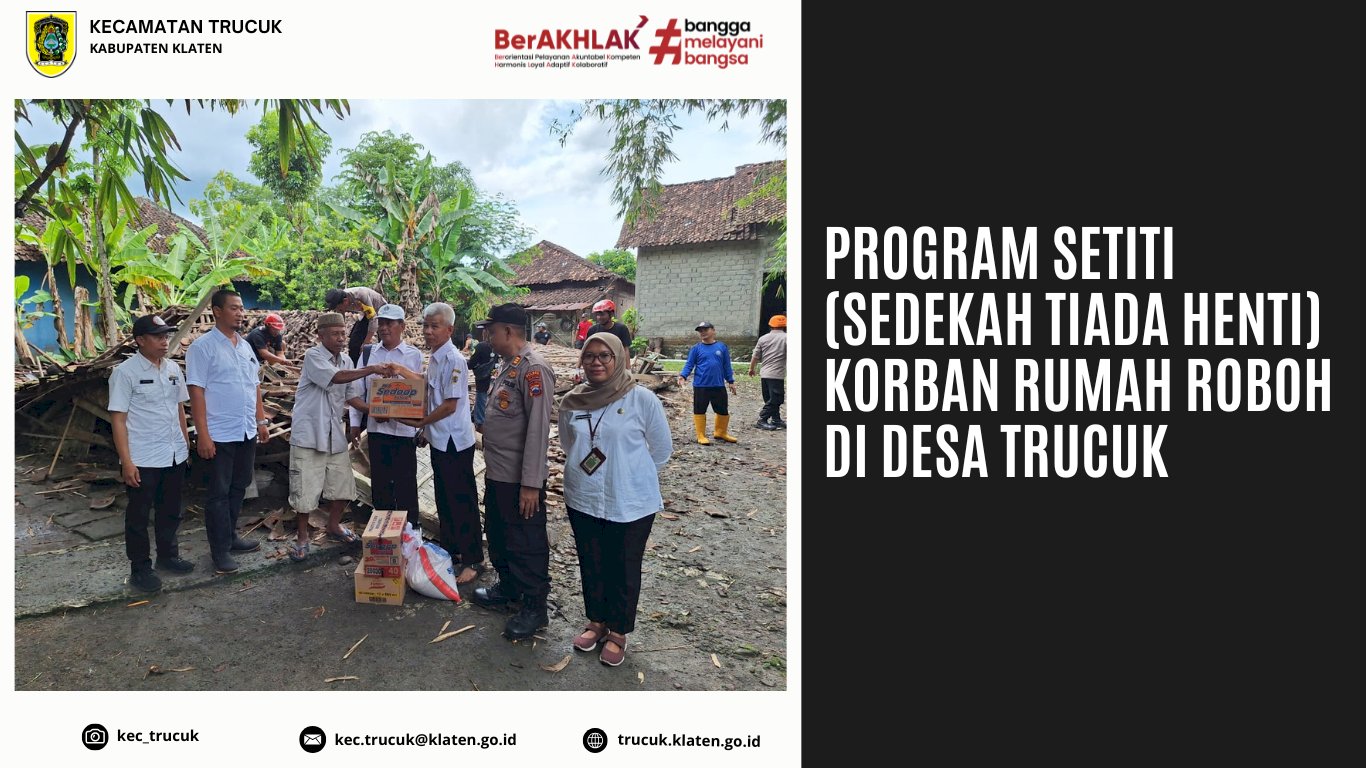 Program SETITI Kecamatan Trucuk di Desa Trucuk