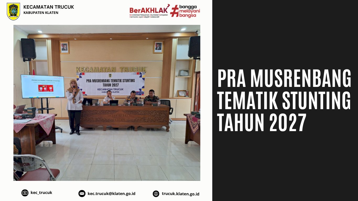 Pra Musrenbang Tematik Stunting Tahun 2027