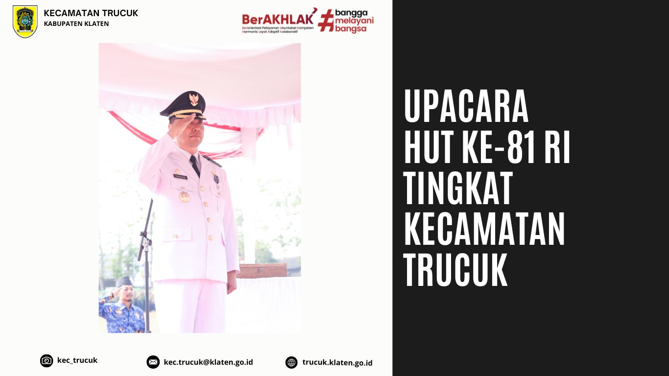 Upacara Peringatan HUT ke-81 Republik Indonesia