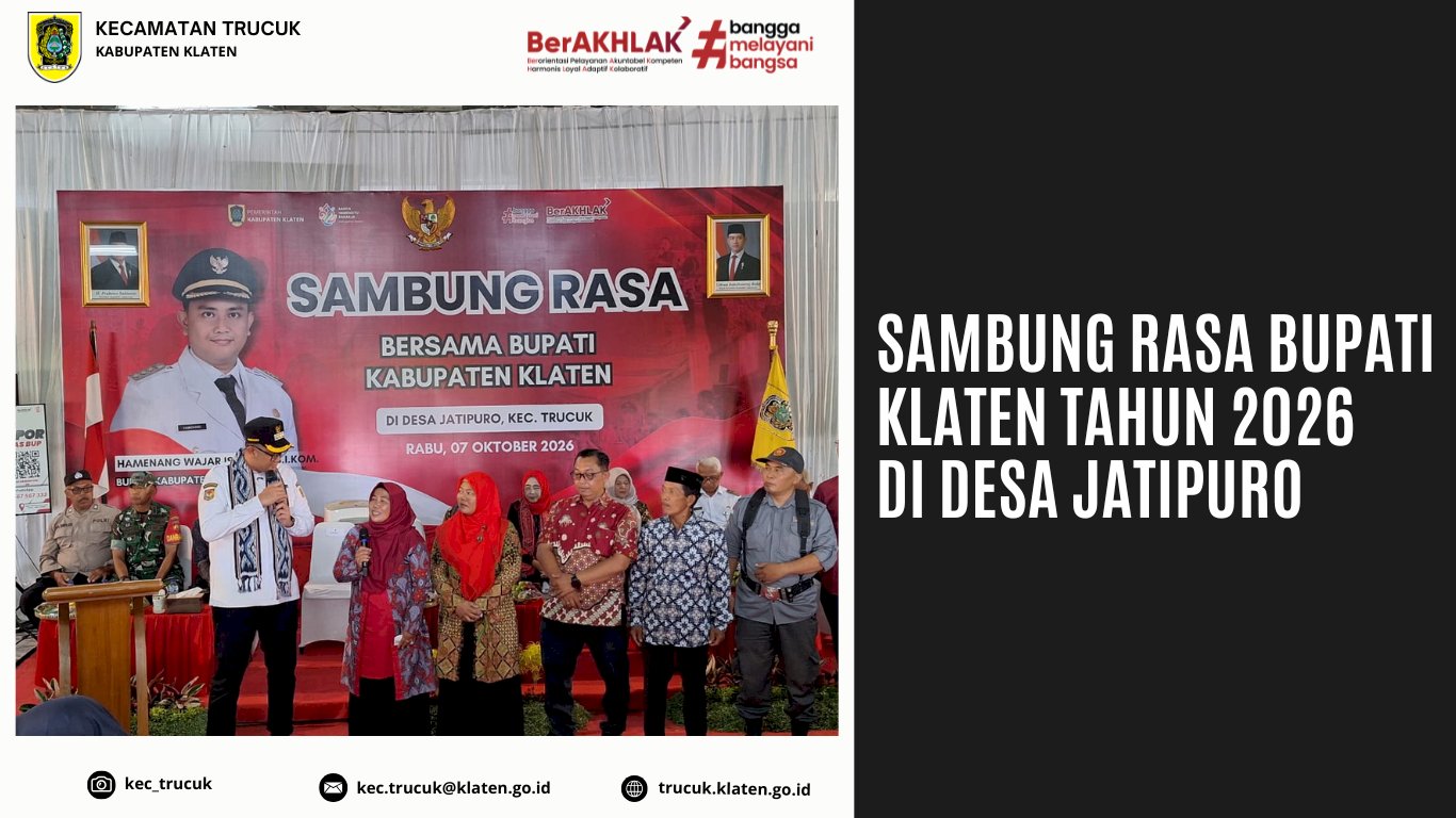 Serap Aspirasi Warga, Bupati Klaten Sapa Masyarakat Trucuk Lewat Sambung Rasa 2026