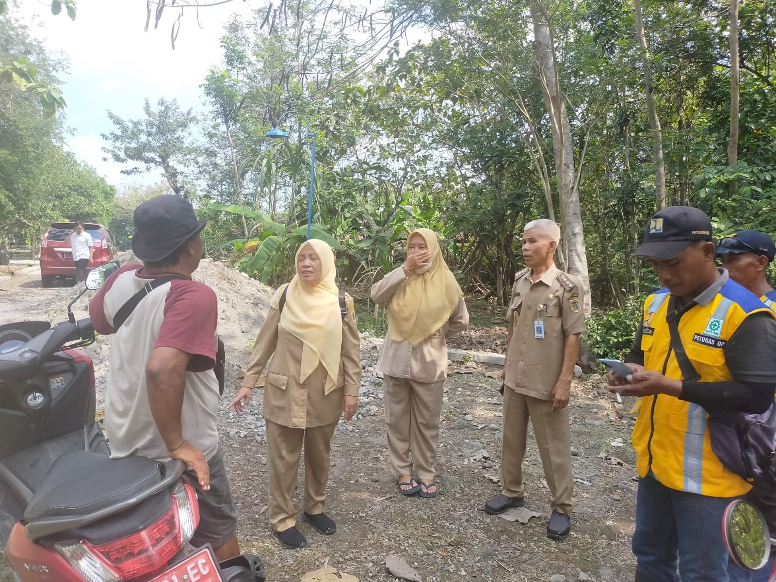 Kunjungan BBWS Bengawan Solo di Desa Karangpakel