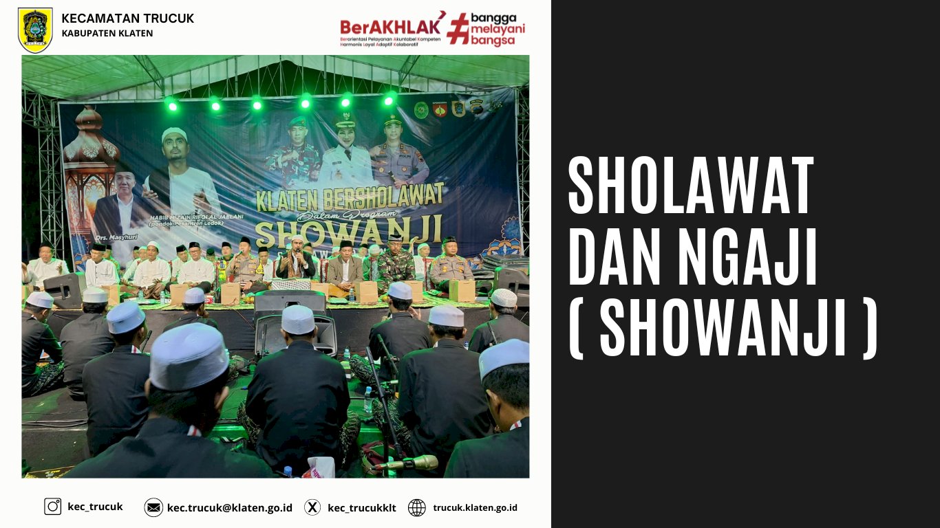 Sholawat dan Ngaji (SHOWANJI) Kecamatan Trucuk