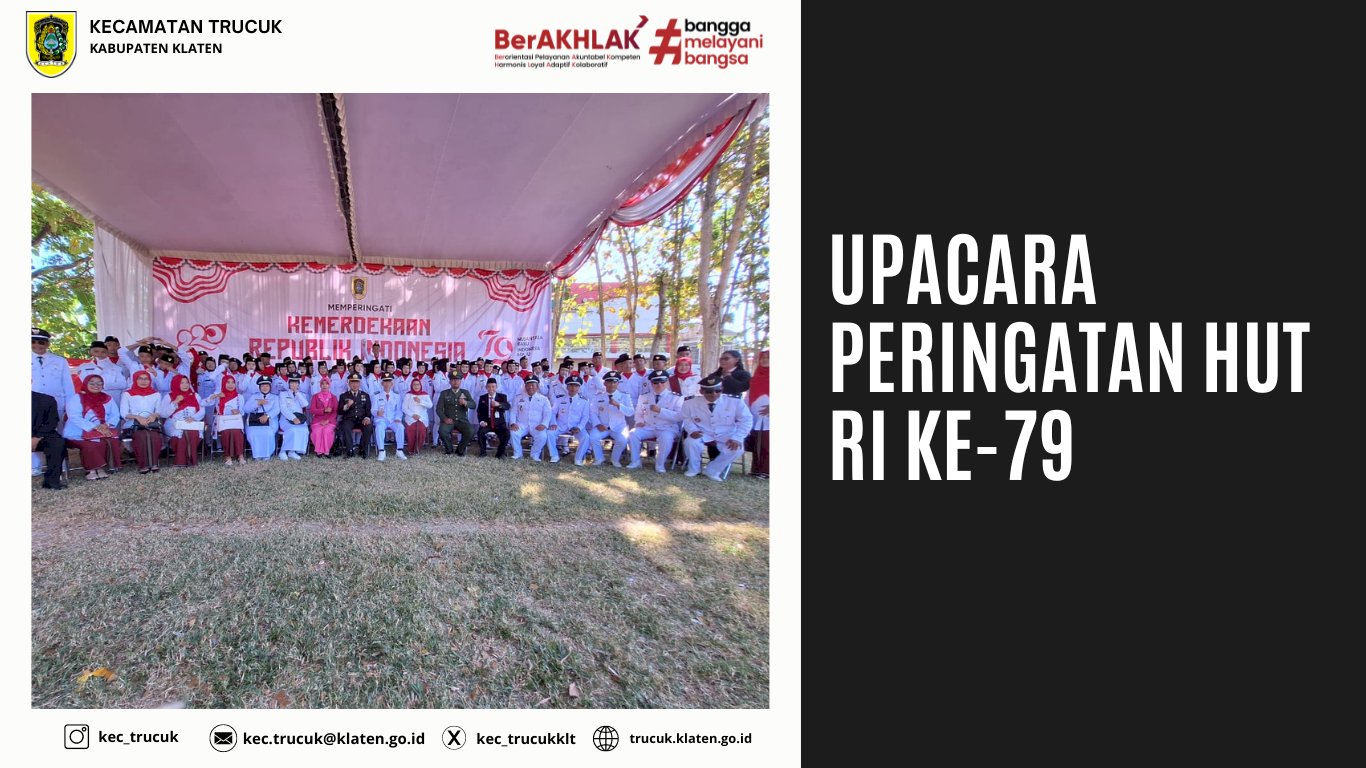 Upacara Peringatan HUT RI ke 79