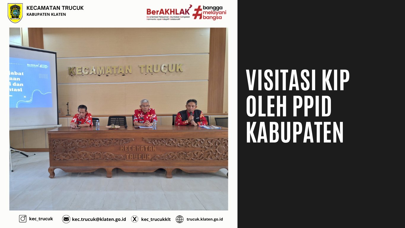 Visitasi Keterbukaan Informasi Publik oleh PPID Kabupaten