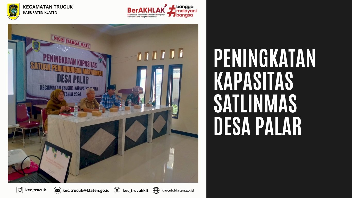 Peningkatan Satlinmas Desa Palar