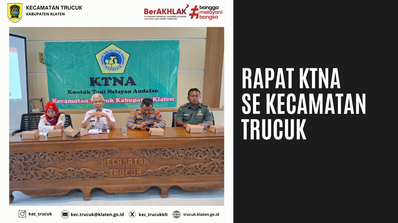 Rapat KTNA se Kecamatan Trucuk