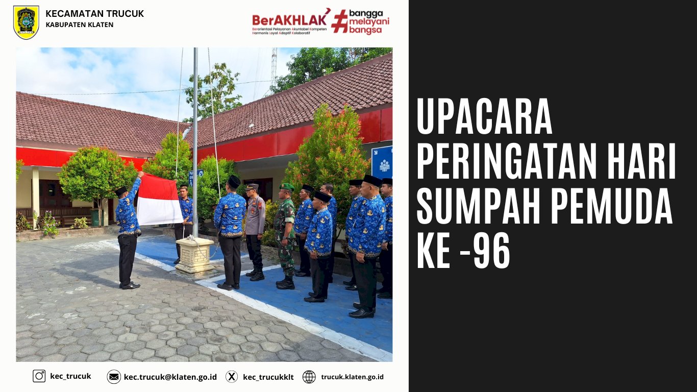 Upacara Memperingati Hari Sumpah Pemuda ke-96