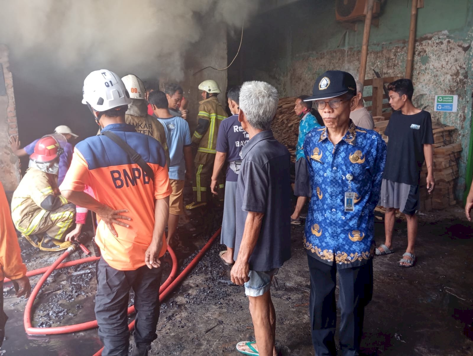 Cek Lokasi Kebakaran Oven Kayu di Desa Jatipuro