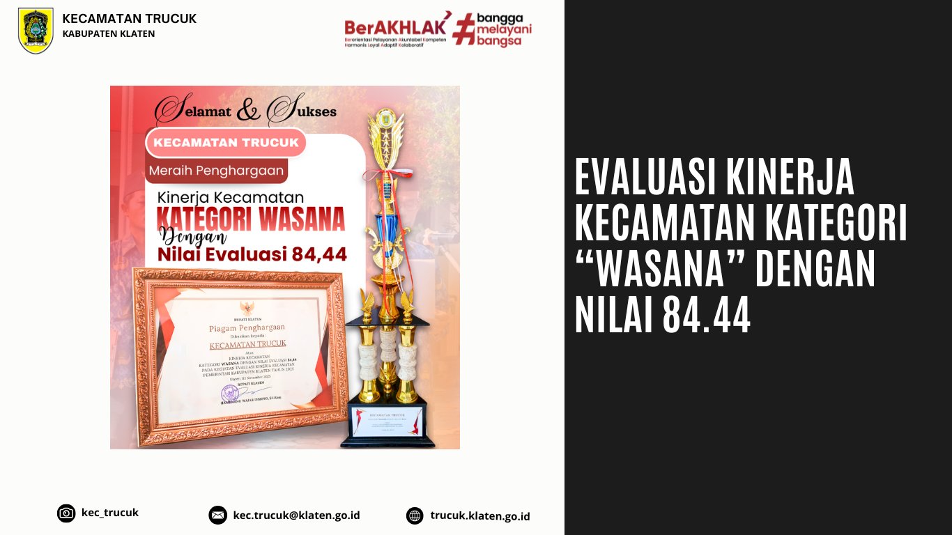 Evaluasi Kinerja Kecamatan 2025 Meraih Kategori WASANA