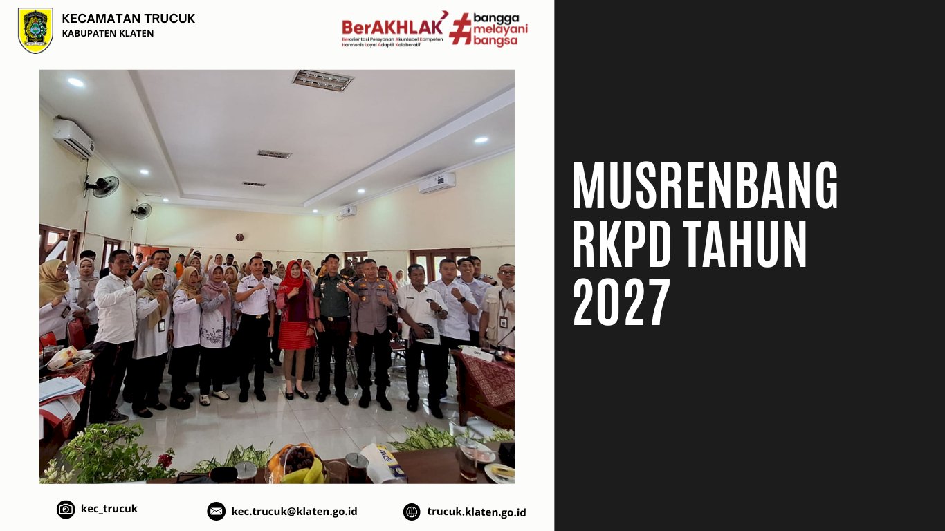 Musrenbang RKPD Tahun 2027