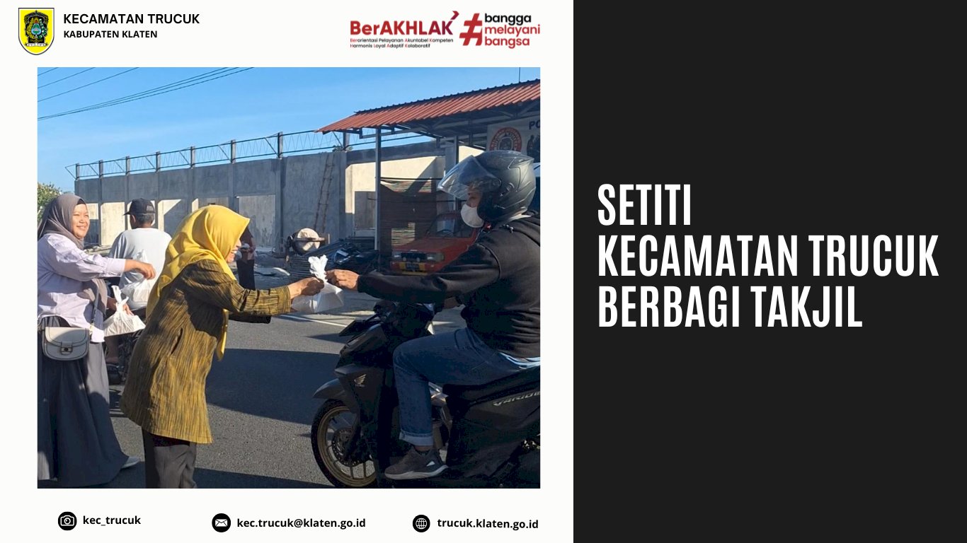 SETITI Kecamatan Trucuk Berbagi Takjil