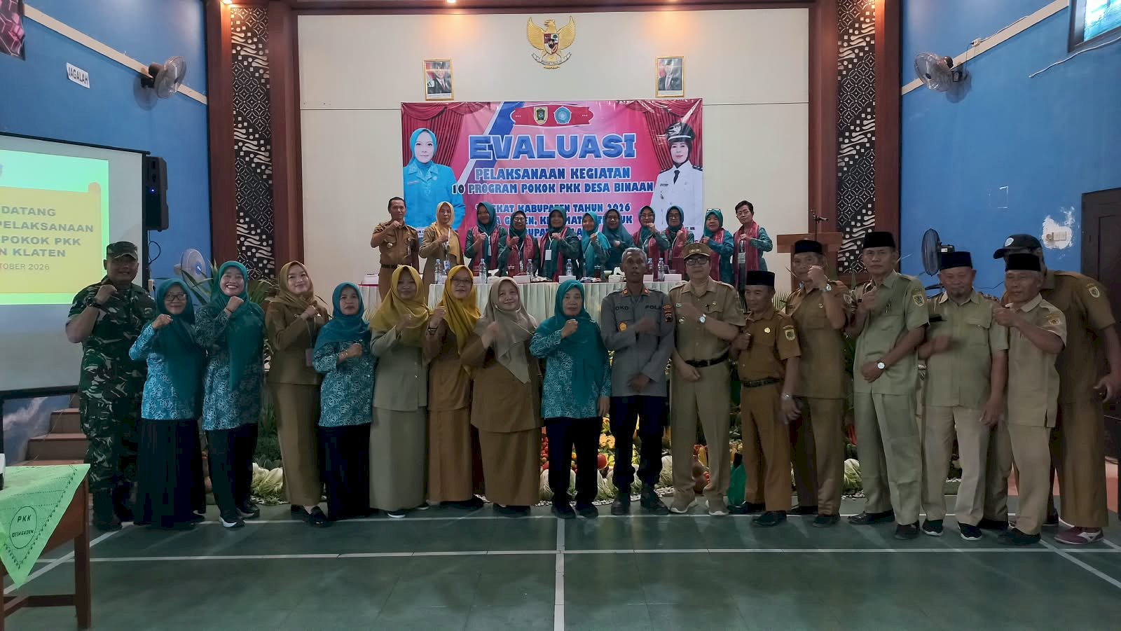 TP PKK Kabupaten Klaten Evaluasi 10 Program Pokok PKK di Desa Kradenan dan Gaden